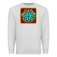 Dove Grey gemstone cactus christmas coaster Premium Sweatshirt - JahusDesignShop