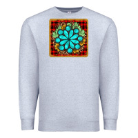 Heather Grey gemstone cactus christmas coaster Premium Sweatshirt - JahusDesignShop