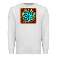 Oatmeal Heather gemstone cactus christmas coaster Premium Sweatshirt - JahusDesignShop