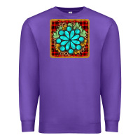 Purple gemstone cactus christmas coaster Premium Sweatshirt - JahusDesignShop