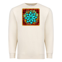 Sandshell gemstone cactus christmas coaster Premium Sweatshirt - JahusDesignShop