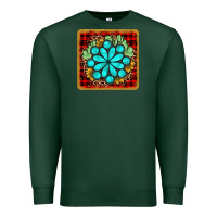 Sports Green gemstone cactus christmas coaster Premium Sweatshirt - JahusDesignShop