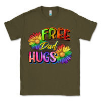Army Green Free dad hugs Classic Tee - CowGirlArtShop