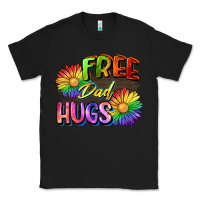 Black Free dad hugs Classic Tee - CowGirlArtShop