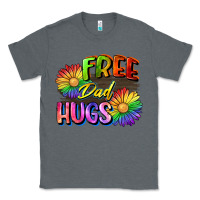 Charcoal Heather Free dad hugs Classic Tee - CowGirlArtShop