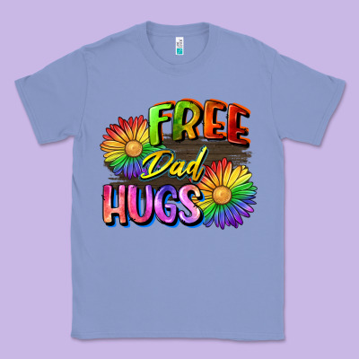 Free Dad Hugs Classic Tee Designed By Cowgirlartshop