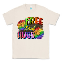 Natural Free dad hugs Classic Tee - CowGirlArtShop