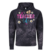 Cloud Black teacher life Vintage Hoodie - BundleAndBundleShop