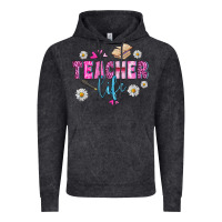 Vintage Black teacher life Vintage Hoodie - BundleAndBundleShop