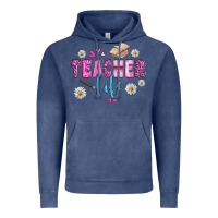Teacher Life Vintage Hoodie | Teevron