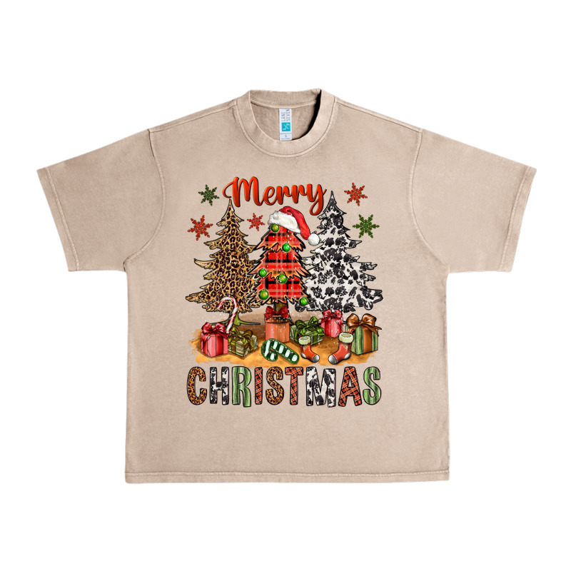 Merry Christmas With Western Trees Bbs Urban Heavy Tee by BundleAndBundleShop | Teevron
