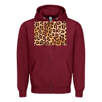 Burgundy leopard background gold 3200x2400 Zipper Hoodie - AdoDesignShop