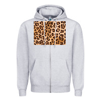 Heather Grey leopard background gold 3200x2400 Zipper Hoodie - AdoDesignShop