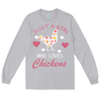Moon Dust Just A Girl Who Love Chickens Long Sleeve Tee - Bettercallsaul