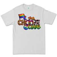 Dove Grey Western choose love Premium Tee - CowGirlArtShop