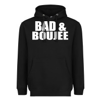 Black bad & boujee Heavyweight Hoodie - artisFamous