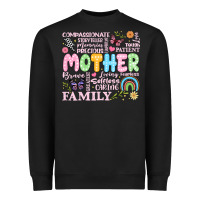 Black retro mother Heavyweight Sweatshirt - JahusDesignShop