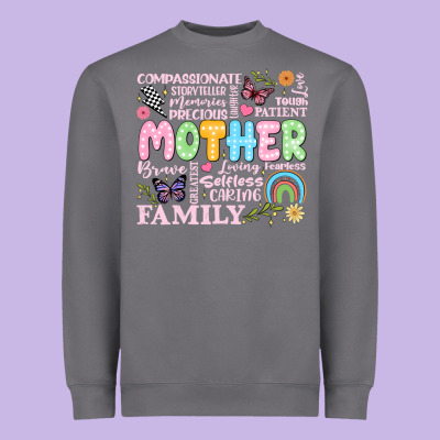 Retro Mother Heavyweight Sweatshirt Designed By Jahusdesignshop