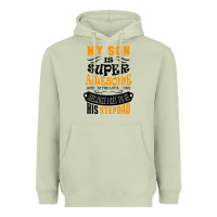 Matcha My Son Is Super Awesome His Stepdad Heavyweight Hoodie - artisFamous