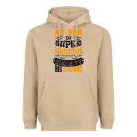 Mushroom My Son Is Super Awesome His Stepdad Heavyweight Hoodie - artisFamous