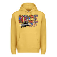Antique Gold race girl Premium Hoodie - RacoonDesign