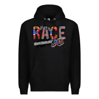 Black race girl Premium Hoodie - RacoonDesign
