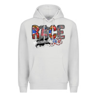 Dove Grey race girl Premium Hoodie - RacoonDesign