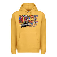 Mustard race girl Premium Hoodie - RacoonDesign