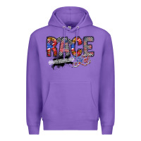 Purple race girl Premium Hoodie - RacoonDesign