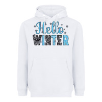 White hello winter Heavyweight Hoodie - JahusDesignShop