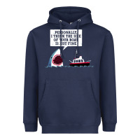 Navy polite jaws Heavyweight Hoodie - artisFamous