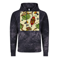 Cloud Black african woman and mask seamless pattern Vintage Hoodie - BundleAndBundleShop