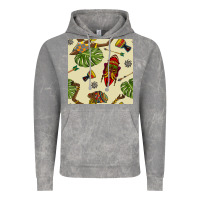 Cloud Rock african woman and mask seamless pattern Vintage Hoodie - BundleAndBundleShop