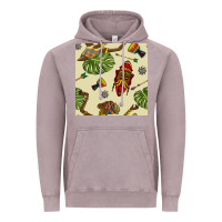 Vintage Zinc african woman and mask seamless pattern Vintage Hoodie - BundleAndBundleShop