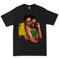 Black Black couple Premium Tee - HowdyJamesFarm