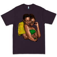 Plum Black couple Premium Tee - HowdyJamesFarm