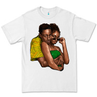 White Black couple Premium Tee - HowdyJamesFarm