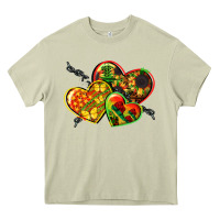 Mossy juneteenth hearts Heavy Core Tee - CowGirlArtShop