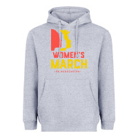 Heather Grey women march on washington Heavyweight Hoodie - artisFamous