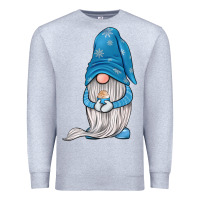 Heather Grey winter gnome Premium Sweatshirt - JahusDesignShop
