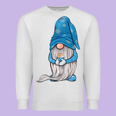 Winter Gnome Premium Sweatshirt Designed By Jahusdesignshop