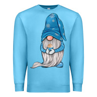 Ocean Blue winter gnome Premium Sweatshirt - JahusDesignShop