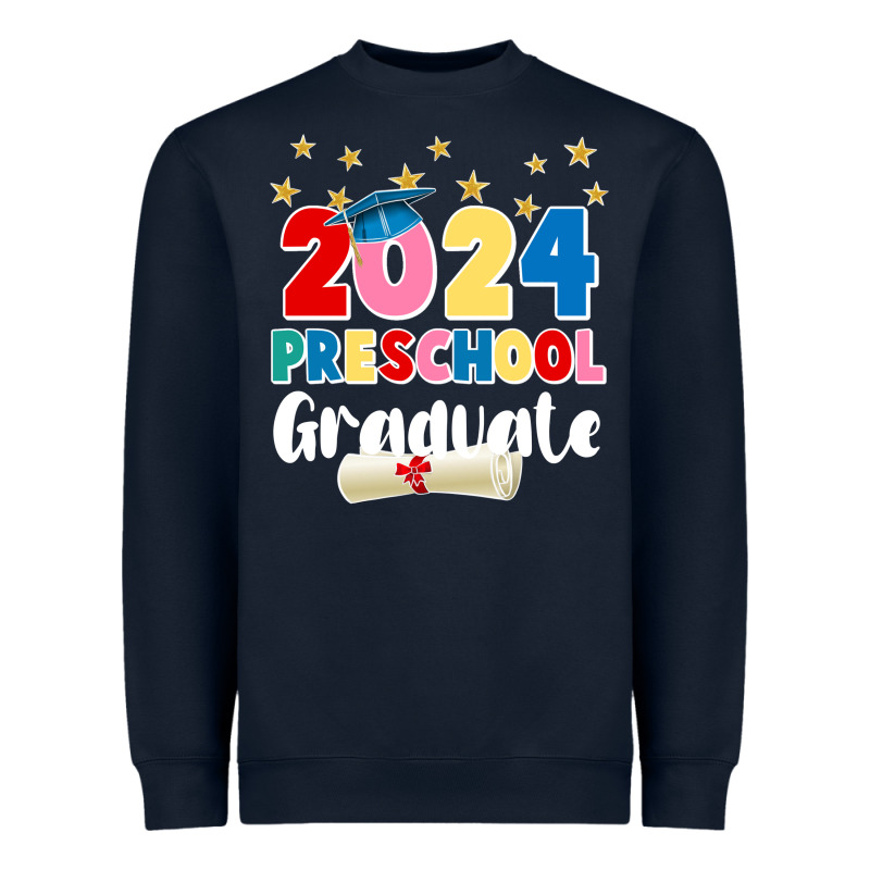 2024 Preschool Graduate Heavyweight Sweatshirt by JahusDesignShop | Teevron