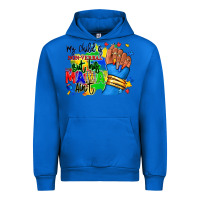 Cobalt my child is non verbal but his mama aint afro Urban Hoodie - RanaPortraitStore