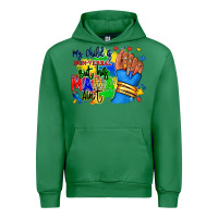 Emerald my child is non verbal but his mama aint afro Urban Hoodie - RanaPortraitStore