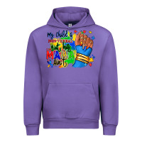Tulip my child is non verbal but his mama aint afro Urban Hoodie - RanaPortraitStore