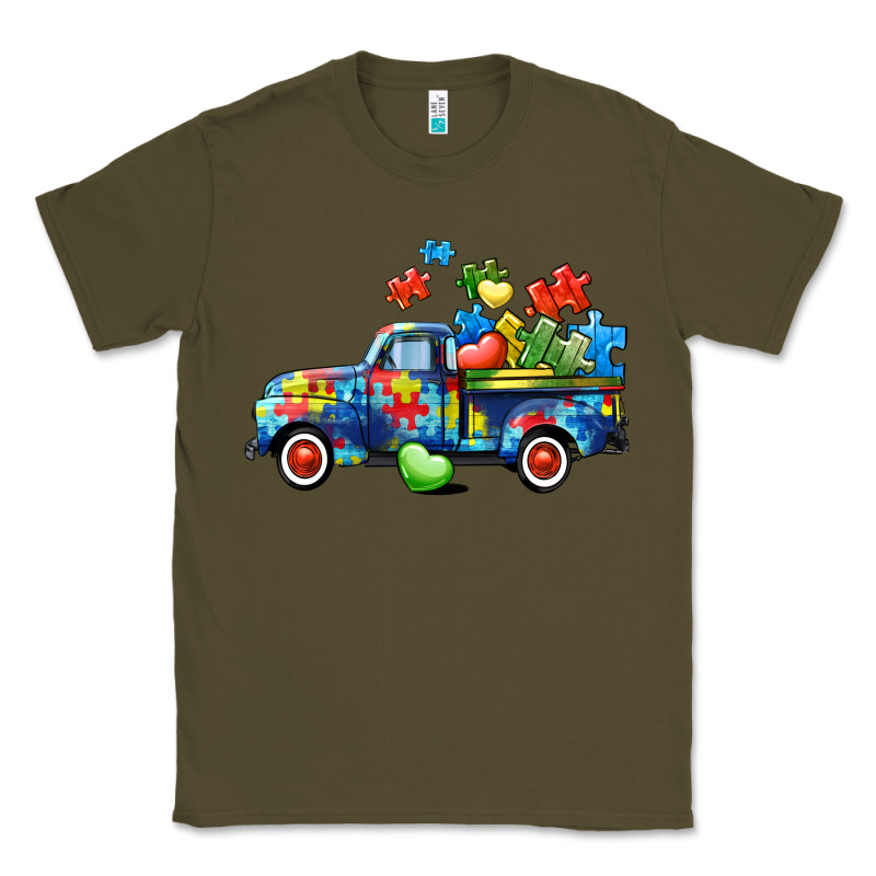 Autism Truck Classic Tee by CowGirlArtShop | Teevron