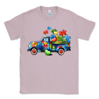 Lilac Autism truck Classic Tee - CowGirlArtShop