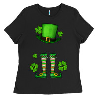 Custom Name St. Patrick's Leprechaun Ladies Tee | Teevron