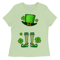 Matcha Custom name St. Patrick's leprechaun Ladies Tee - OliviaCreatesArt